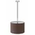 Eglo - LED luster na sajli TUNJA 1xE27/60W/230V O 20 cm braon/crna