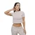 GymBeam Ženska majica Agile Cropped Desert