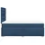 Vidaxl Box spring postelja z vzmetnico modra 120x190 cm blago