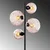 Opviq Podna lampa Benek-20-15-14513, 35x35x165 cm, IP20, Crno-roze