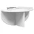 Polica na zidu 2 pcs Bijelo 38 x 19 x 19 cm Konstruirano drvo