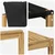 Set vanjskih sofa 8 pcs Bijela i crna 79 x 79 x 37 cm