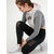 Womens Tech Mesh Leggings - Black