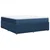 vidaXL vidaXL Box spring postelja z vzmetnico modra 180x200 cm blago, (21308718)