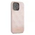 Maska Guess Hc PC/TPU 4G Pu Bottom Stripe za iPhone 15 Pro 6.1 roze