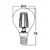 Braytron LED sijalica BRY-ADVANCE-4W-E14-P45-AMB-2200K