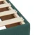 Vidaxl Box spring postelja z vzmetnico temno zelen 90x190 cm žamet
