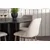 Venture Design Jedilna miza in stol Olivia Night, miza 110x75 cm, stol 56x87x49 cm, črno rjava
