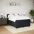 vidaXL Box spring postelja z vzmetnico črna 140x200 cm žamet