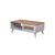 HANAH HOME Sto za dnevnu sobu Mount White Oak