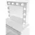 Toaletni sto sa LED osvetljenjem HOLLYWOOD 140x94 cm, bela
