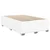 Vidaxl Box spring postelja z vzmetnico bel 120x200 cm umetno usnje