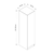 Hanah Home Garderober Minar Kale-8657, 45x190x52 cm, Belo-crni
