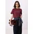 Trendyol Milla Ženska majica TWOSS26TS00161, Bordo