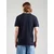 Superdry Majica temno modra/siva
