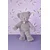 Plyšový medvedík Clémentin Lavender Gray Histoire d’ Ours sivý 38 cm od 0 mes
