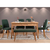 Aberto Design Trpezarijski sto Costa Masa 120x77x75cm Bež