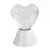 Rabalux Dečija gliter lampa Heart, RGB, Bela