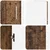 Kreveta s policom FLORIN Staro drvo 88,5 x 30,5 x 55,5 cm