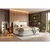 Esposa BOXSPRING POSTELJA 180 cm x 200 cm , tekstil krem barve, bela