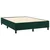 vidaXL Box spring postelja z vzmetnico temno zelena 140x200 cm žamet