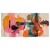 Slika kitara in violina v barvah - 140x70