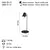 Opviq Stona lampa Lume-71-17, O5,5,11 cm, IP20, Belo-zlatne boje