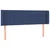LED uzglavlje plavo 147x16x78/88 cm od tkanine