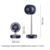 BB Link FC22BRD Ventilator podni, Punjivi, Crni