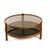 Hanah Home Golf klub sto 100 × 100 × 48 cm, orah/crni mermer