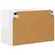 TV zidni ormar Zidne Visoki sjaj bijela 59,5 x 31 x 40 cm