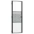 Staklena vrata Rezbarija Crna 76 x 3,5 x 201,5 cm Aluminij