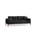 Atelier del Sofa Trosed na razvlačenje Sinor 92x75x225cm Antracit