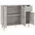 Komoda siva boja betona 90 x 30 x 72 cm konstruirano drvo