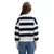 TOM TAILOR DENIM Majica mornarska/bela