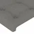 Vidaxl LED posteljno vzglavje temno sivo 83x16x78/88 cm blago