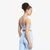 Modrček adidas 3 Stripes Studio All Me Light Support Bra Glow Blue M