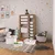 Hanah Home Višenamenska komoda Rine 2D4K8U, 69.5 x109 x30 cm, Orah