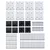 Den Komplet ograjnih panelov WPC 1138x(105-186) cm črn