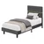 Songmics Posteljni okvir 202x90x110 cm bež