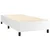Vidaxl Box spring postelja z vzmetnico bel 90x190 cm umetno usnje