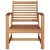 Stolica 2 Komad Smeđa 65 x 60 x 76,5 cm Čvrsto teak drvo