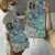 Maska za telefon Painting Flower za iPhone 16 Pro, Crvena