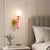 Opviq zidna lampa Moira-20201-H, 1 × E27, roze