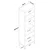 Hanah Home Cipelarnik 60x198,6x37,5cm Orah