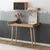 Hanah home Radni sto 100x81x60?cm Hrast-Tamnosivi