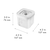 Square food container, plastic, 10.7 x 10.7 x 7.6 cm, 0.32L, Cube -