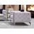 Atelier del Sofa Fotelja Como 108x73x90cm Svetlosiva