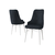 Hanah Home Set stolica Neta, 46x95x42 cm, 2 komada, Antracit