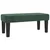 Krevet box spring s madracem tamnozeleni 120x190 cm baršunasti